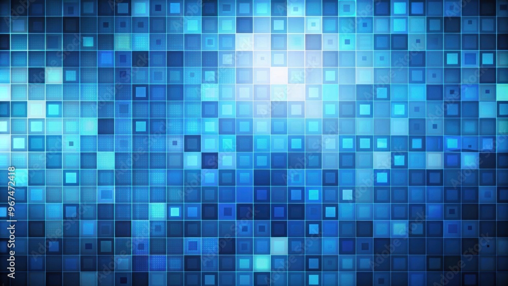Abstract blue background featuring various shades of squares, abstract, blue, background, squares, geometric, design Abstract blue background featuring various shades of squares, abstract, blue, background, squares, geometric, design
