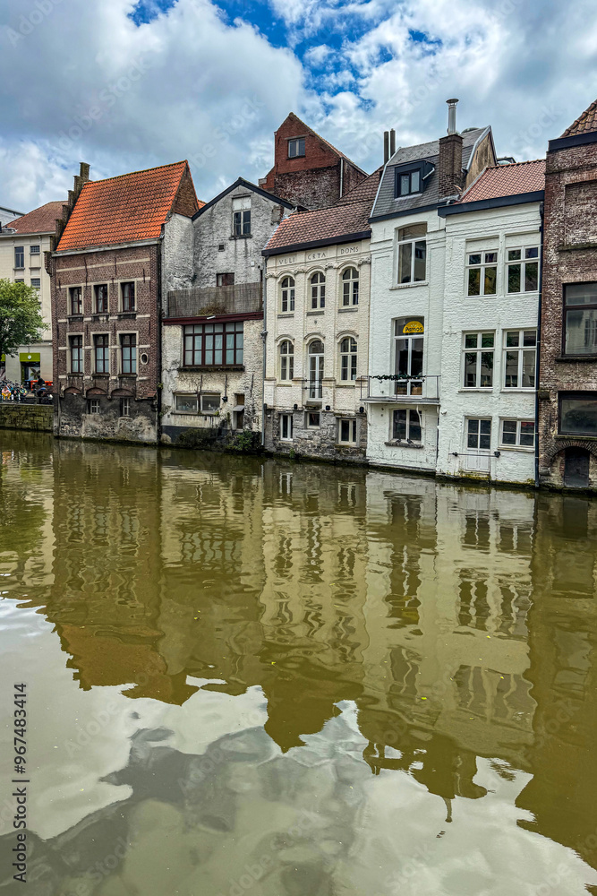 Obraz premium The city of Ghent in Belgium
