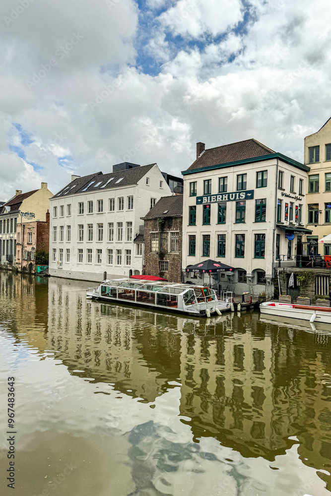 Obraz premium The city of Ghent in Belgium