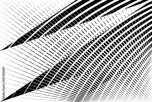 Wallpaper Mural Основные RGB abstract op art halftone lines background, minimal geometric dynamic pattern, vector modern design texture Torontodigital.ca