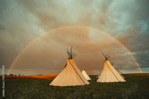 Tipis von Regenbogen 3