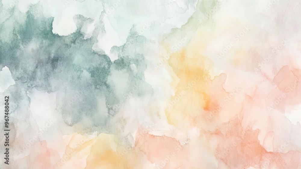A soft and dreamy abstract watercolor texture with gentle colors blending harmoniously for a calming background. A soft and dreamy abstract watercolor texture with gentle colors blending harmoniously for a calming background.
