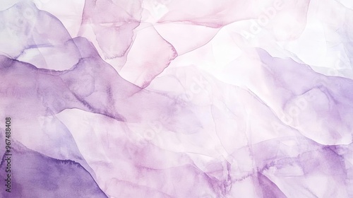 Wallpaper Mural Abstract watercolor background with soft purple and white hues, perfect for elegant designs, wallpapers, or art projects. Torontodigital.ca