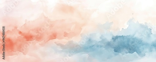 A soft and dreamy watercolor background blending warm and cool tones, ideal for artistic projects and creative designs.