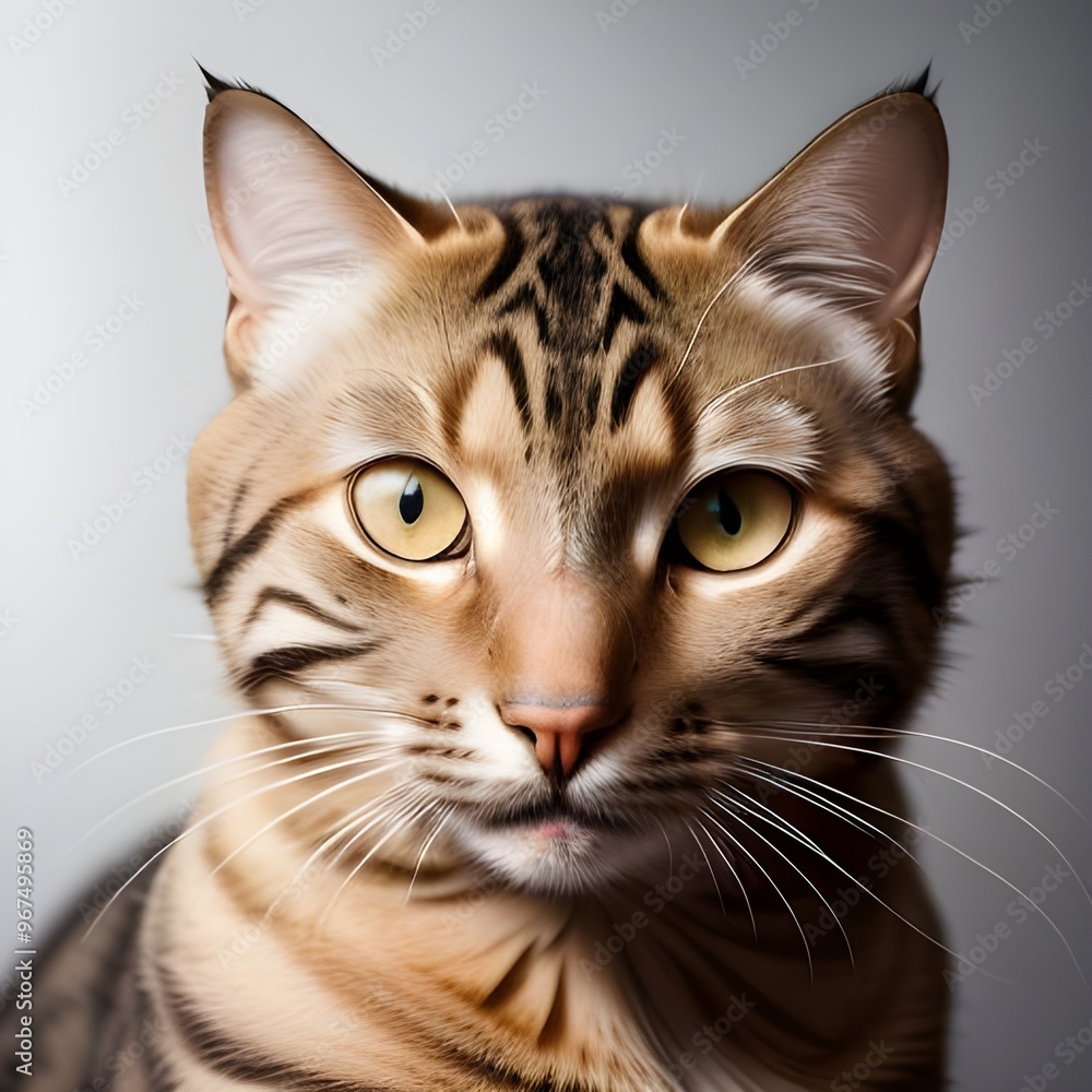 potrait of a bengal cat potrait of a bengal cat