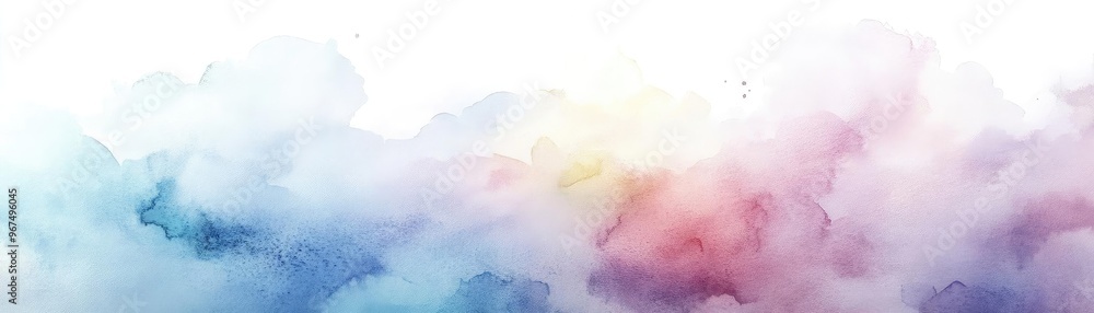 Fototapeta premium A beautiful abstract view of pastel-colored smoke, blending colors softly for a whimsical and artistic touch.