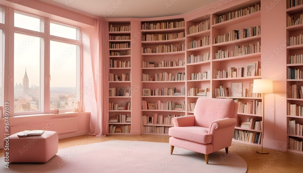 Photo interior modern design room 3d illustration; Photo interior modern design room 3d illustration;