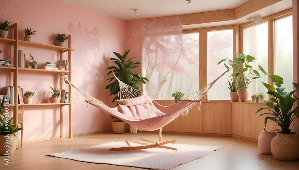 Photo interior modern design room 3d illustration; Photo interior modern design room 3d illustration;