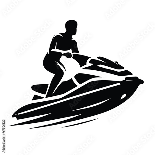 Jet Ski Silhouette