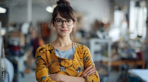 Wallpaper Mural Portrait of a Farmer in a Blurred Field Background, Portrait Shot, Farmer, Field Torontodigital.ca