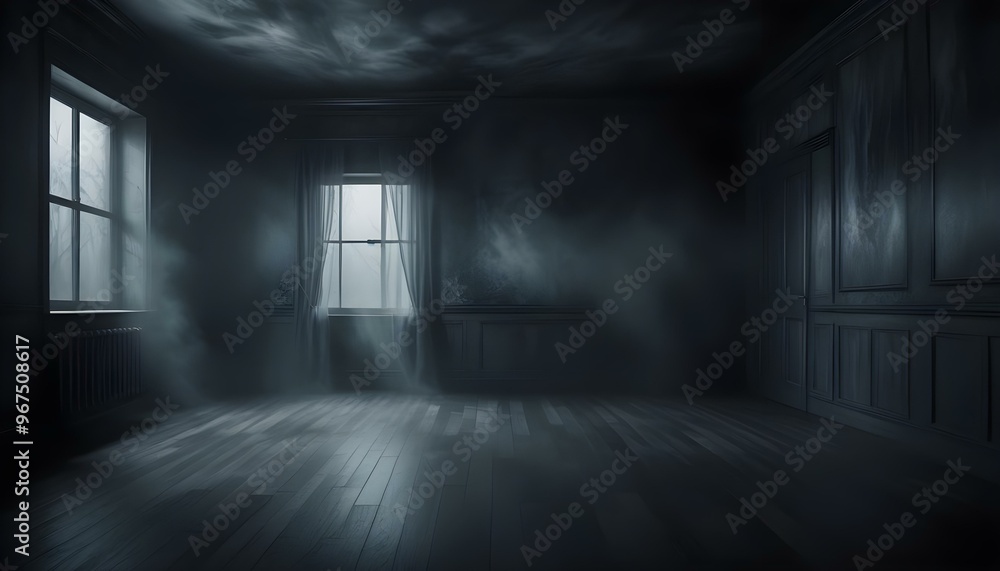 Photo interior modern design room 3d illustration; Photo interior modern design room 3d illustration;