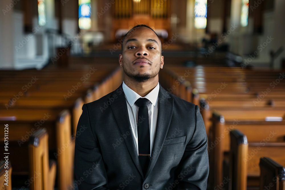 Generative AI photo church service Sunday, congregation sing hymns celebrating resurrection Jesus Generative AI photo church service Sunday, congregation sing hymns celebrating resurrection Jesus