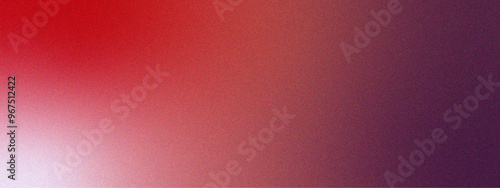 Abstract Gradient Blur with Smooth Transition from Dark to Rose Red and Black Tones. Blue background with a grainy texture fading to white and Dark. Grainy Noise Texture Header Banner Poster 