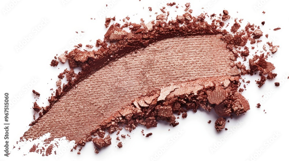 Soft Shimmer Blush Spilled on a Clean Surface Showcasing Its Texture and Color Variation Soft Shimmer Blush Spilled on a Clean Surface Showcasing Its Texture and Color Variation