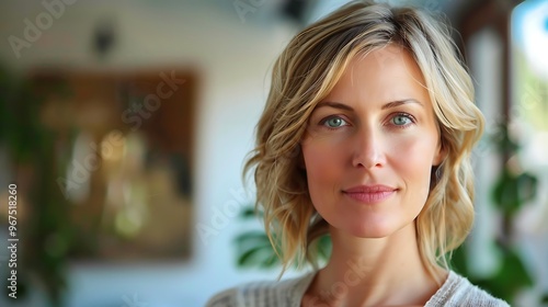 People Natural Looking Portrait, Plain Office Background, Portrait Shot, People, Natural