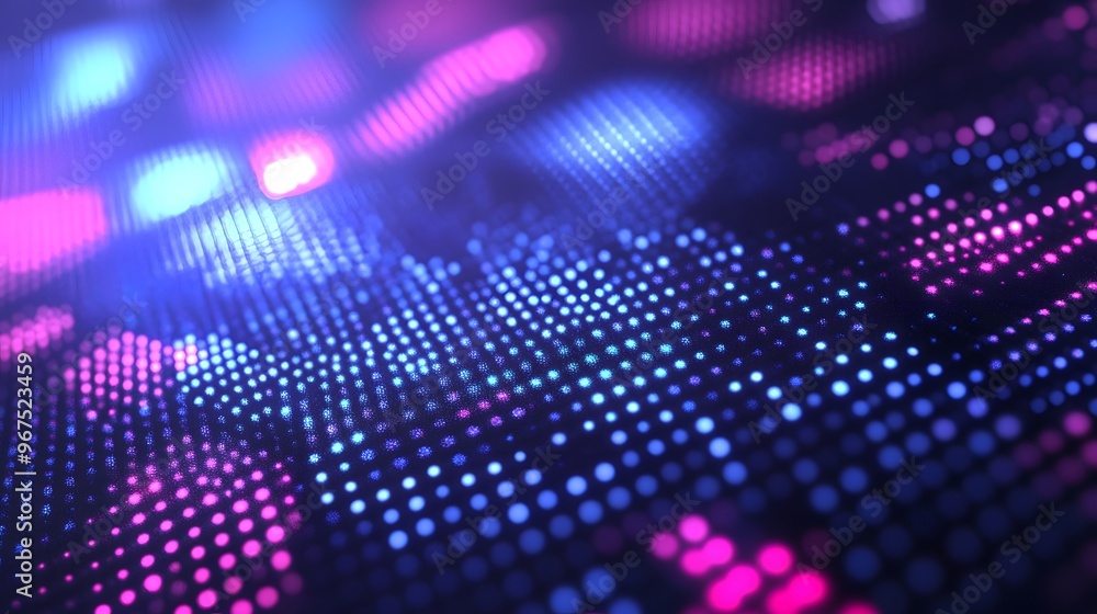 Abstract Blue and Pink Bokeh Background with Blurred Lights Abstract Blue and Pink Bokeh Background with Blurred Lights