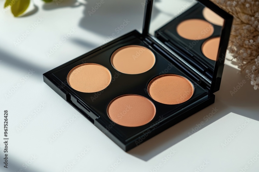 Set of six pink eyeshadow shades Set of six pink eyeshadow shades