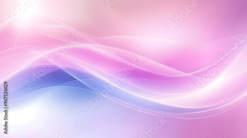 Wallpaper Mural Abstract Pink and Blue Wavy Background Torontodigital.ca
