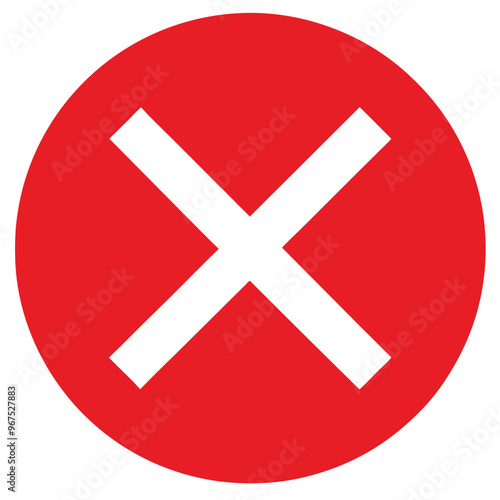 Cross Sign cancel logo png vector Illustration