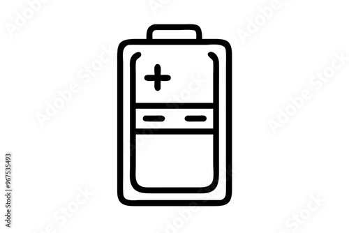 Battery icon vector