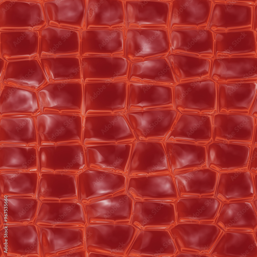 Alligator skin leather, red alligator skin leather Alligator skin leather, red alligator skin leather