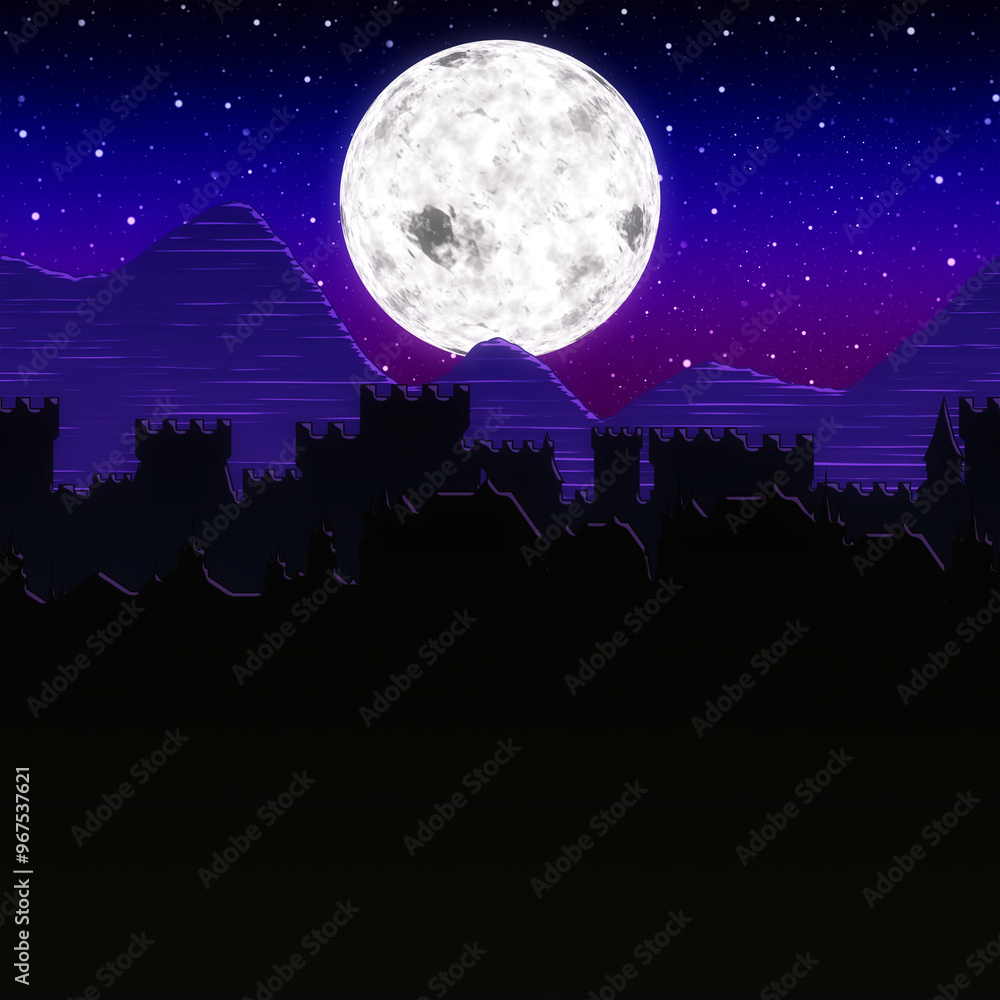 castles nights, castle night silhouette castles nights, castle night silhouette