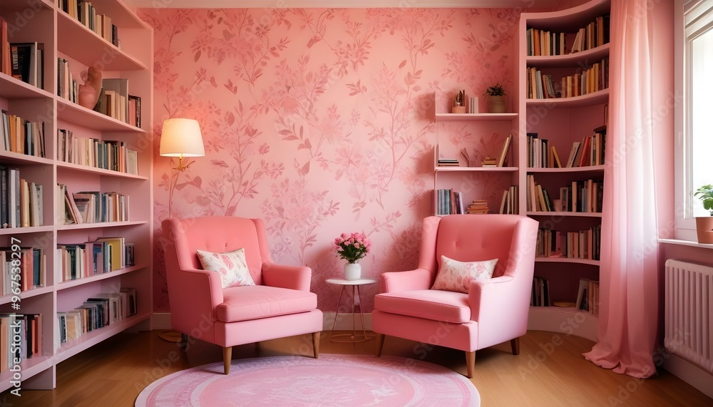 Photo interior modern design room 3d illustration; Photo interior modern design room 3d illustration;