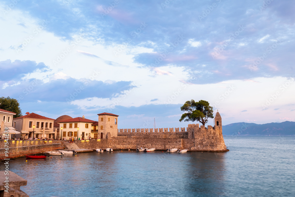 Nafpaktos touristic destination in Greece.