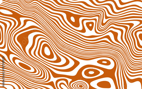 Wavy caramel background. Vector pattern with liquid texture. Abstract illustration