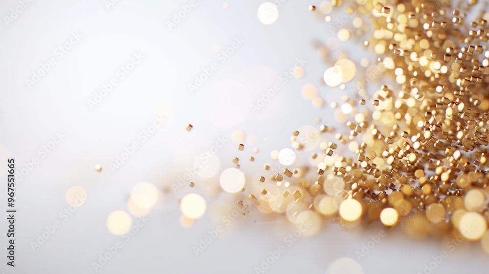 Glittering sparkles dancing across a clean white backdrop, adding a whimsical and festive touch to any design project. Glittering sparkles dancing across a clean white backdrop, adding a whimsical and festive touch to any design project.