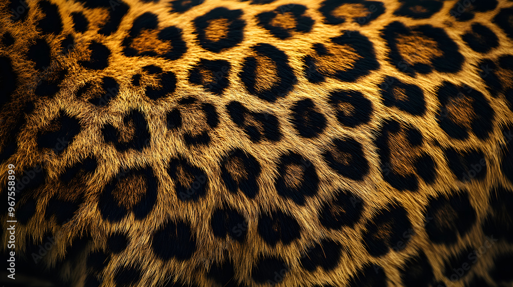 High-Detail Background of Leopard Skin Pattern with Rosettes High-Detail Background of Leopard Skin Pattern with Rosettes