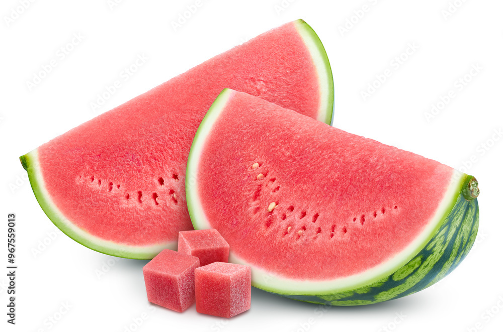 Watermelon isolated on white background Watermelon isolated on white background