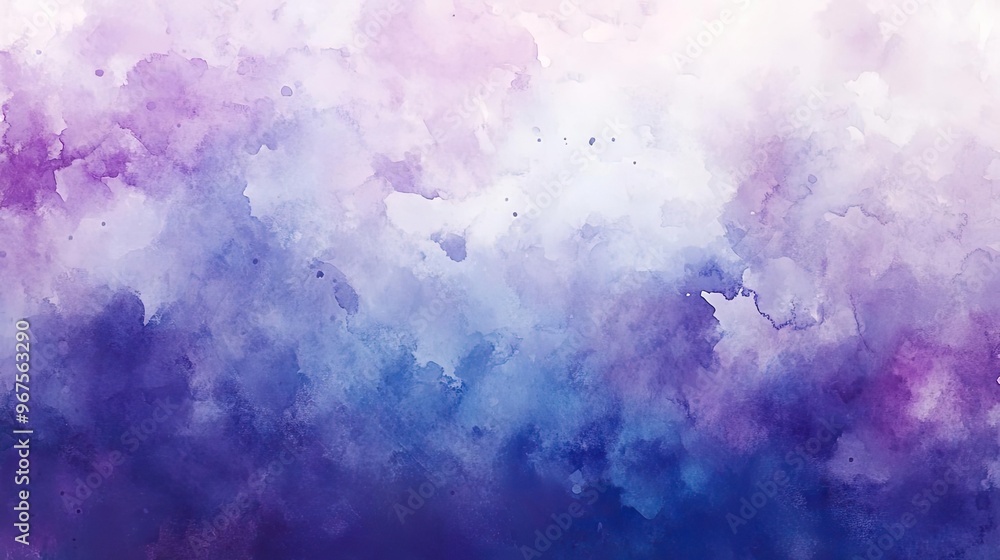 A soft and dreamy watercolor background blending hues of purple and blue, perfect for creative projects and digital designs. A soft and dreamy watercolor background blending hues of purple and blue, perfect for creative projects and digital designs.