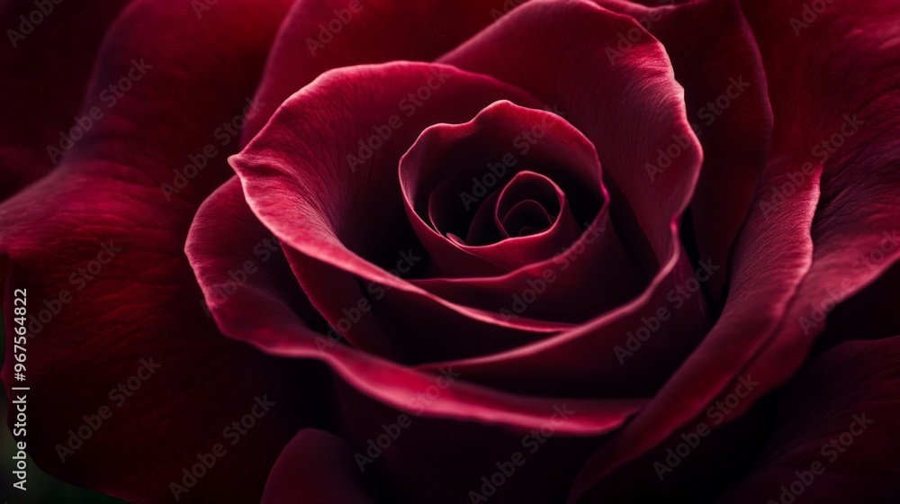 Close-up of a rose in full bloom with deep red petals, symbolizing love and passion. Close-up of a rose in full bloom with deep red petals, symbolizing love and passion.