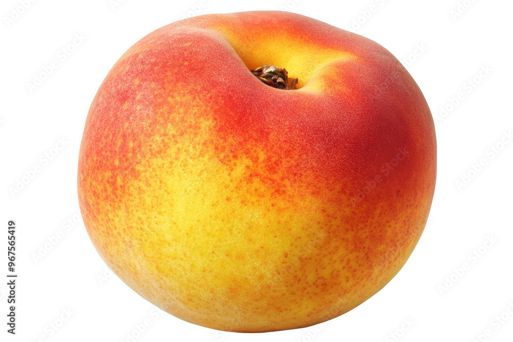 A ripe peach with a smooth, colorful skin, showcasing its natural beauty and freshness. A ripe peach with a smooth, colorful skin, showcasing its natural beauty and freshness.