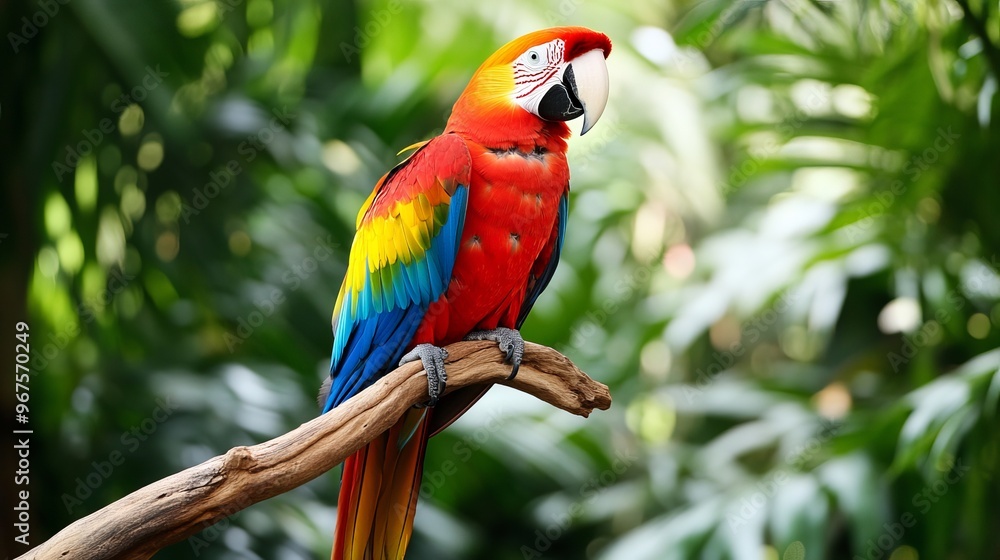 The Scarlet Macaw, a stunning bird found in the lush jungles of Central and South America, captivates with its bold red feathers. The Scarlet Macaw, a stunning bird found in the lush jungles of Central and South America, captivates with its bold red feathers.