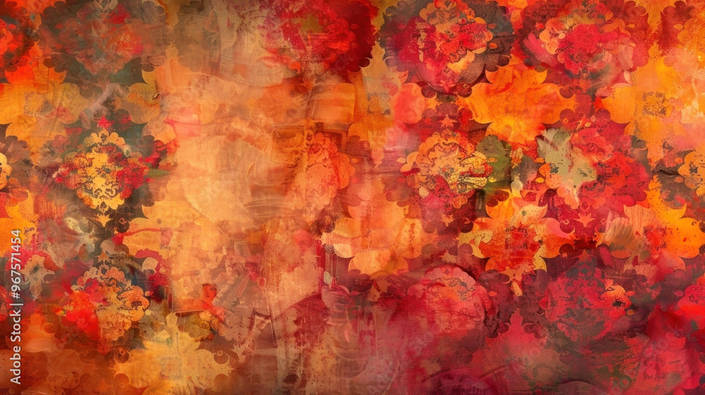 Immerse yourself in the vibrant world of this stunning abstract art piece Immerse yourself in the vibrant world of this stunning abstract art piece