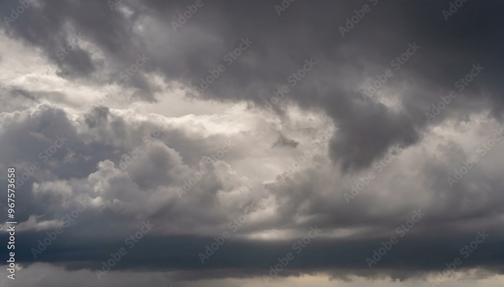 Obraz premium 曇った空の風景
