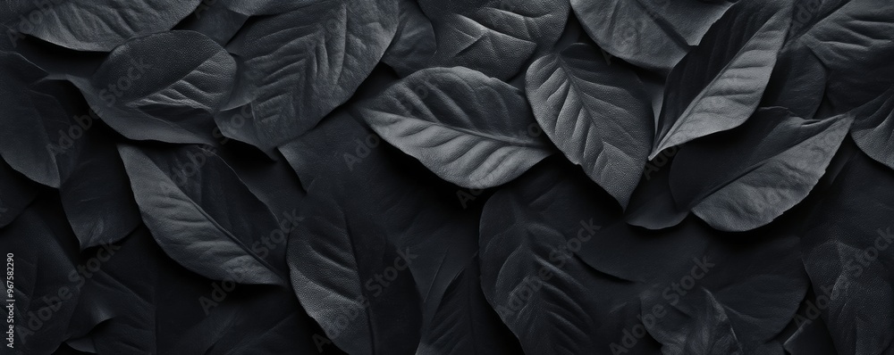 Dark green foliage background Dark green foliage background