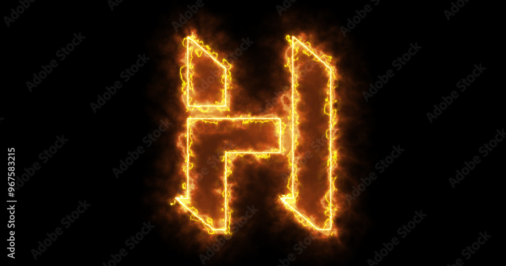 Neon H alphabet on black background. H alphabet neon moving outline for an online shop, blog, web, cafe, and hotel on a black BG.Technology video material animation. Easy to use in any video. Neon H alphabet on black background. H alphabet neon moving outline for an online shop, blog, web, cafe, and hotel on a black BG.Technology video material animation. Easy to use in any video.