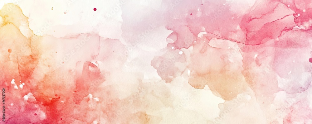 Beautiful watercolor background featuring soft hues of pink and orange, perfect for artistic and creative projects. Beautiful watercolor background featuring soft hues of pink and orange, perfect for artistic and creative projects.