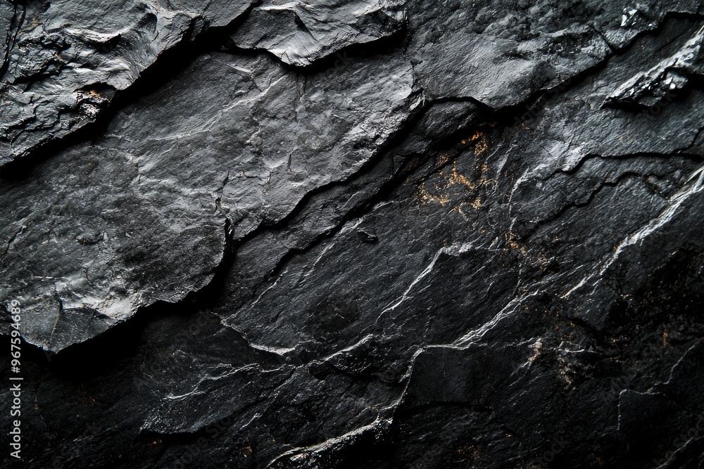 A closeup of a black rock surface at night, highly detailed, good for background A closeup of a black rock surface at night, highly detailed, good for background