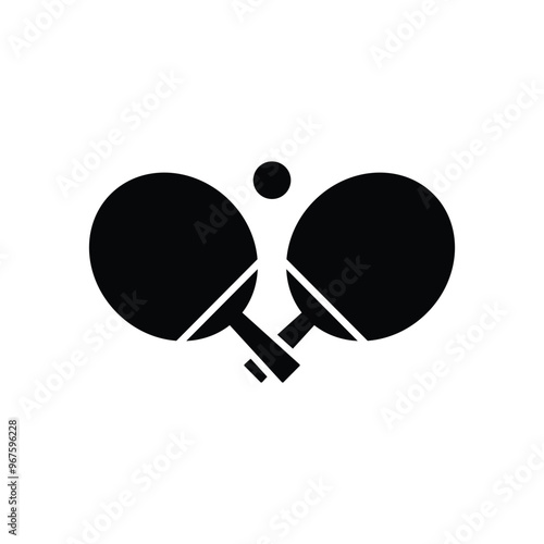 Tennis icon. Ping pong icon