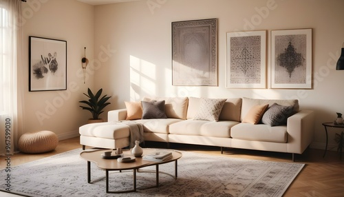 Wallpaper Mural Photo interior modern design room 3d illustration; Torontodigital.ca