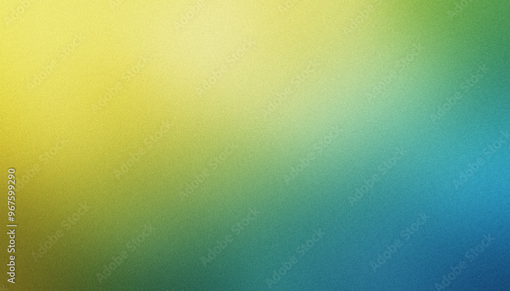 Abstract yellow, green and blue gradient background with blurred grainy texture Abstract yellow, green and blue gradient background with blurred grainy texture