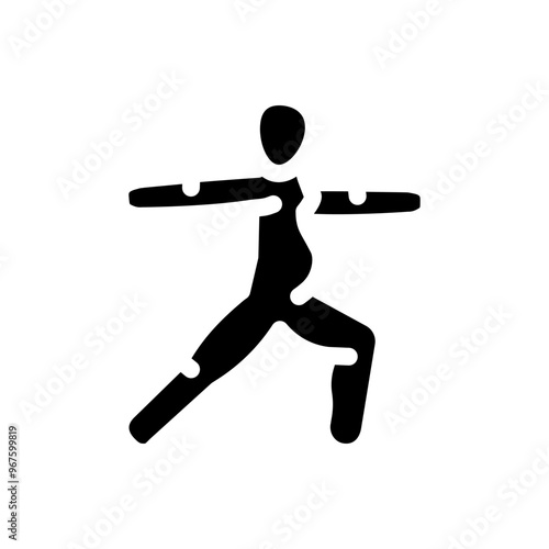 prenatal yoga pregnant fitness glyph icon vector. prenatal yoga pregnant fitness sign. isolated symbol illustration