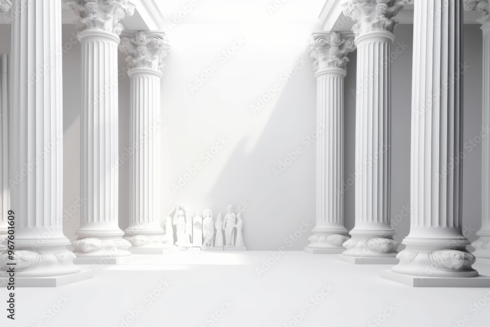 White Marble Columns Greek Architecture Interior Design White Marble Columns Greek Architecture Interior Design