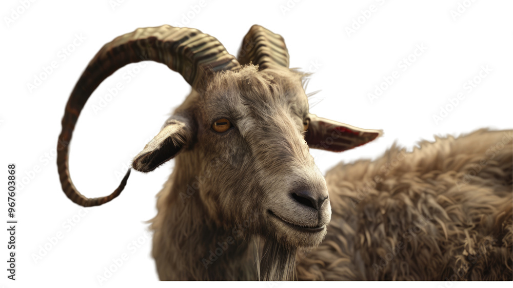 Adorable Brown Goat Isolated photo png. Adorable Brown Goat Isolated photo png.