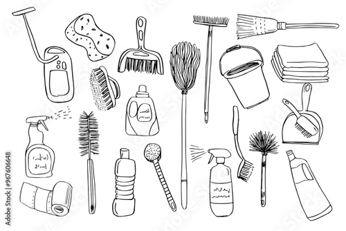 Home cleaning hygiene household work set 