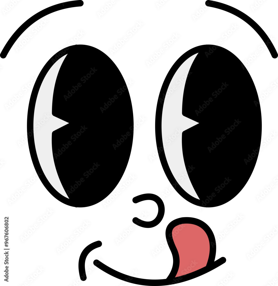 Retro Cartoon Face Expression Retro Cartoon Face Expression